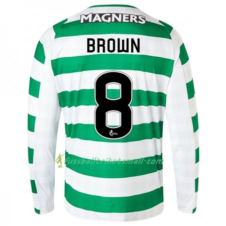 Günstige Fußballtrikots Celtic Glasgow Brown 8 2018-2019 Langarm Heimtrikot kaufen